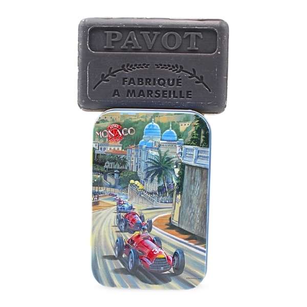 Ozdobne pudełko z mydłem marsylskim