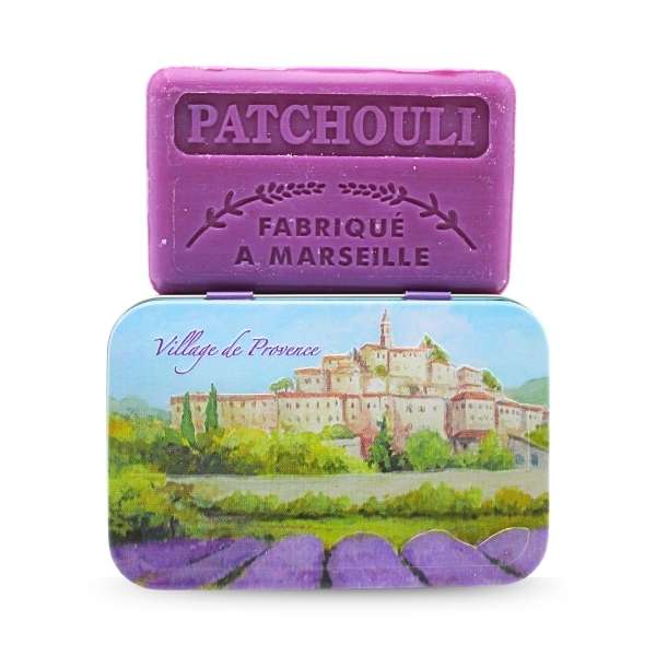 Ozdobne pudełko z mydłem marsylskim