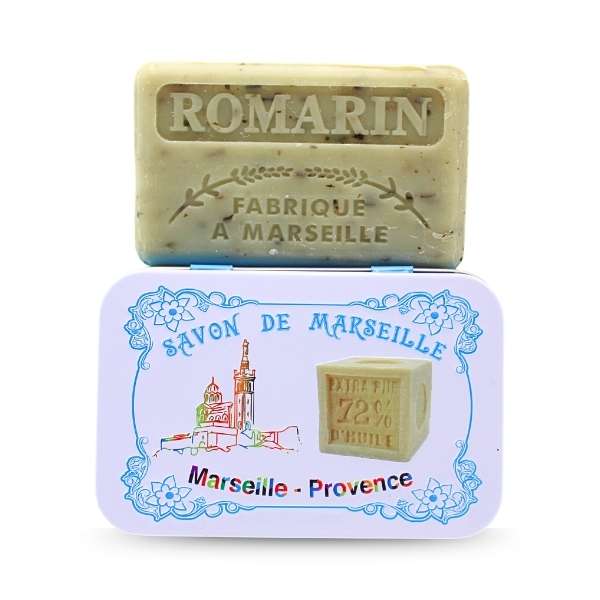 Ozdobne pudełko z mydłem marsylskim