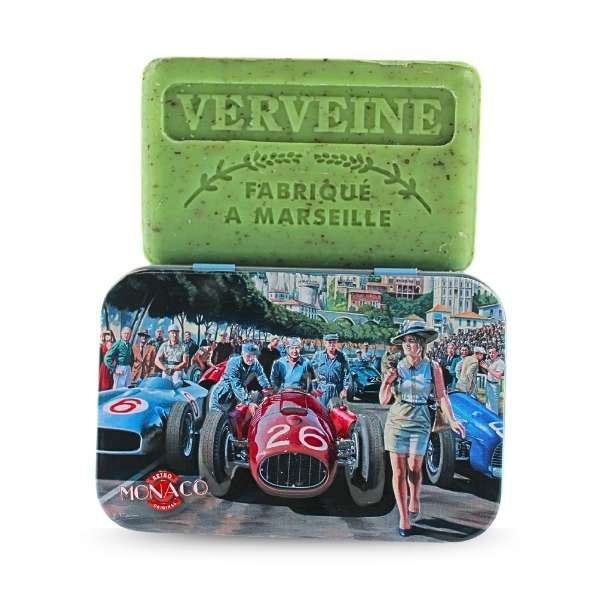 Ozdobne pudełko z mydłem marsylskim